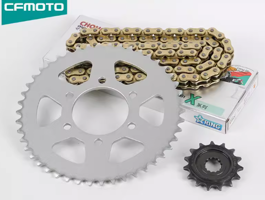 03 & 06 3120914+6GUV-110004-6000 CHAIN + REAR SPROCKET